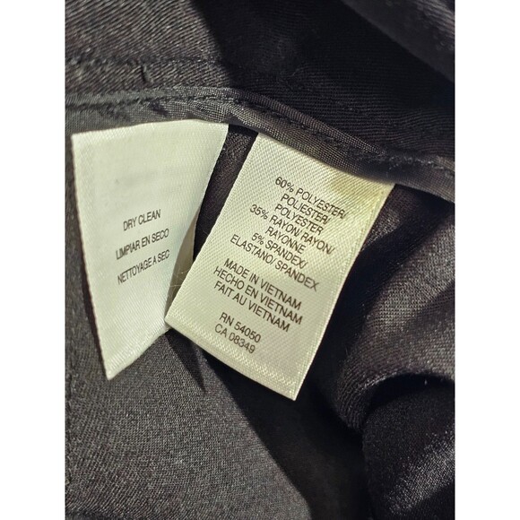 ALK Women's 12P‎ Evan Picone Black Stretch Wide Leg Dress Pants Slacks NEW NWT - Picture 6 of 6